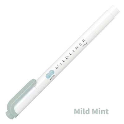 [2025 New Colours] Zebra MILDLINER Double Ended Highlighter - Calm & Mild | Individual Pens