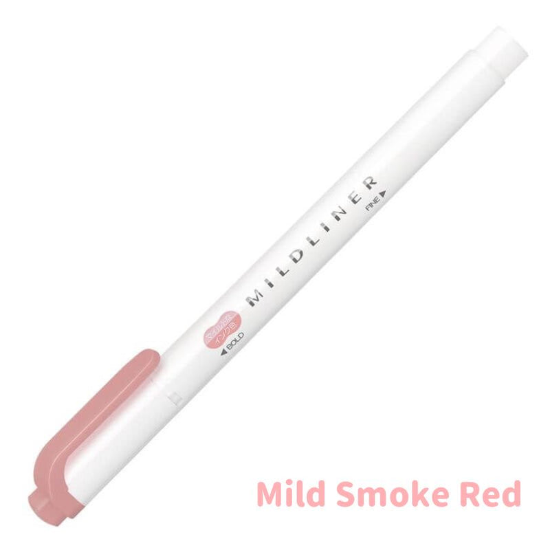 [2025 New Colours] Zebra MILDLINER Double Ended Highlighter - Calm & Mild | Individual Pens