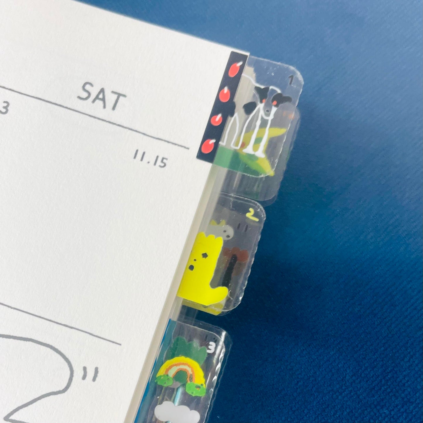 Macaron TOE Clear Monthly Index Stickers - Wonder Garden