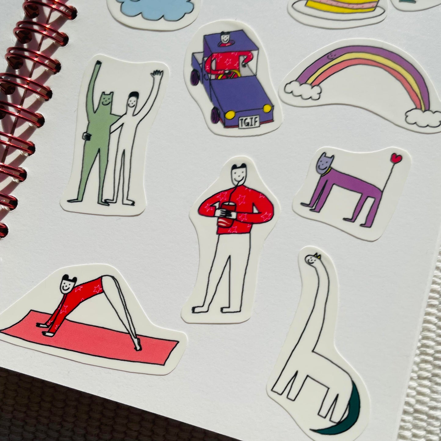 Macaron TOE Flake Sticker - Big Smile Everywhere