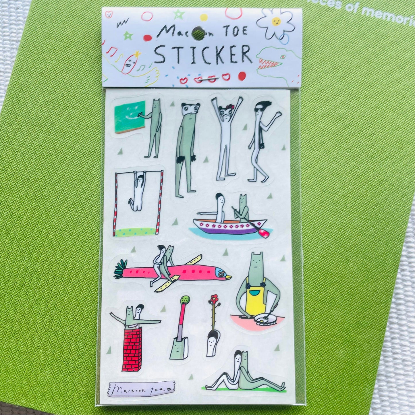 Macaron TOE Clear Sticker - Do Something