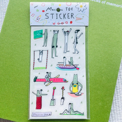 Macaron TOE Clear Sticker - Do Something