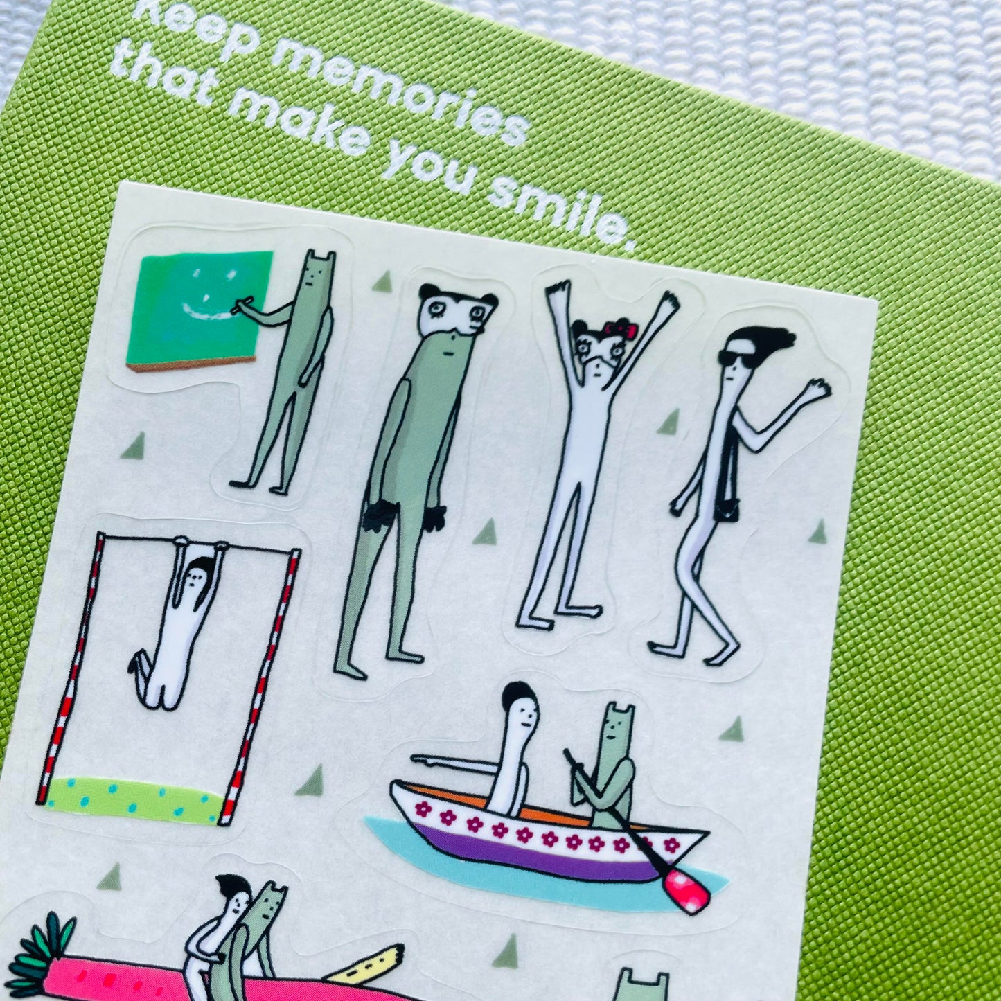Macaron TOE Clear Sticker - Do Something