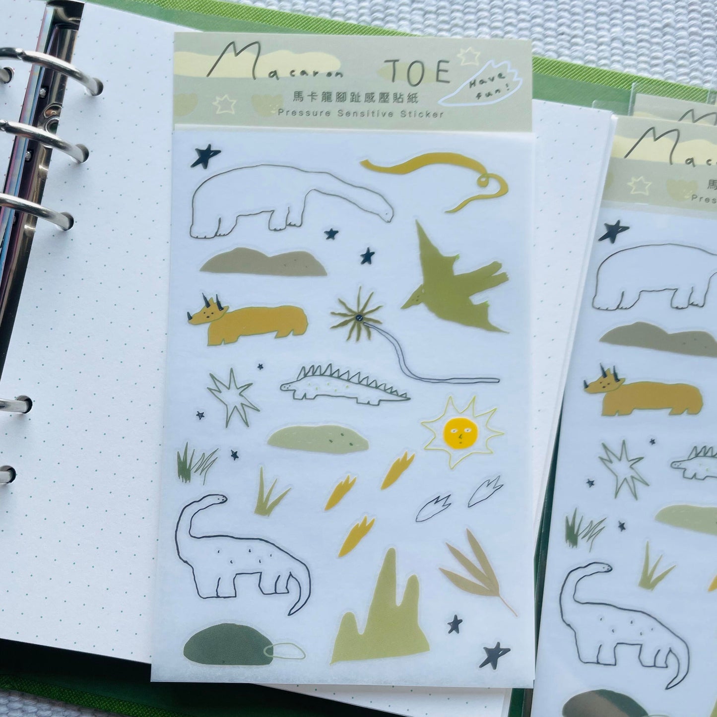 Macaron TOE Transfer Sticker - After Dark