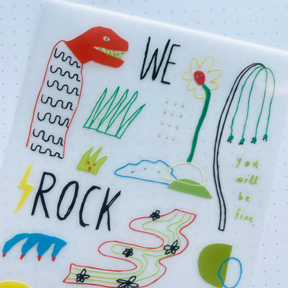 Macaron TOE Transfer Sticker - Be Brave