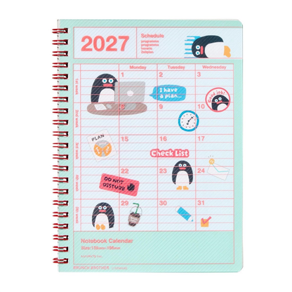 Mark's 2027 Notebook Calendar - Small | Vertical | Bunch Brother