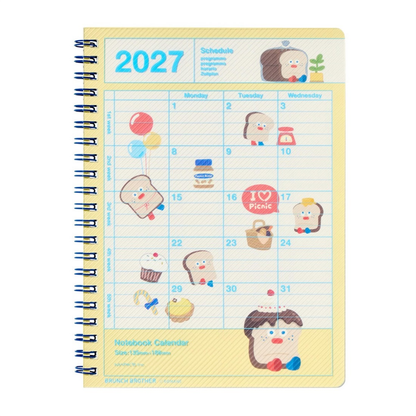 Mark's 2027 Notebook Calendar - Small | Vertical | Bunch Brother