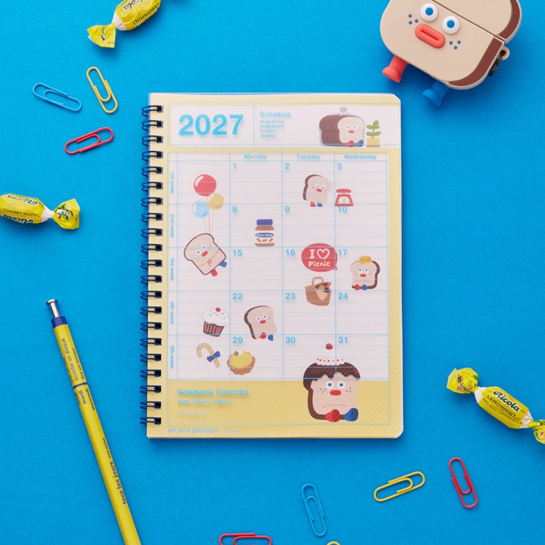 Mark's 2027 Notebook Calendar - Small | Vertical | Bunch Brother