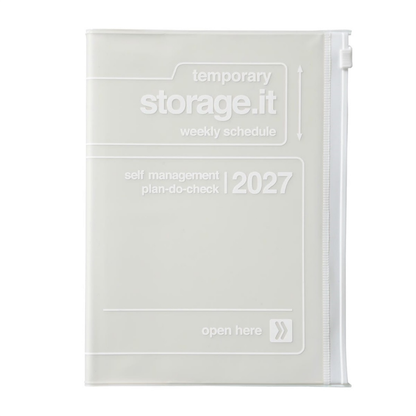 Mark's 2027 Planner Diary - B6 | Weekly Left | Storage.it
