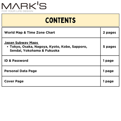Mark's 2027 Planner Diary - B6 | Weekly Vertical | Grand de Paris