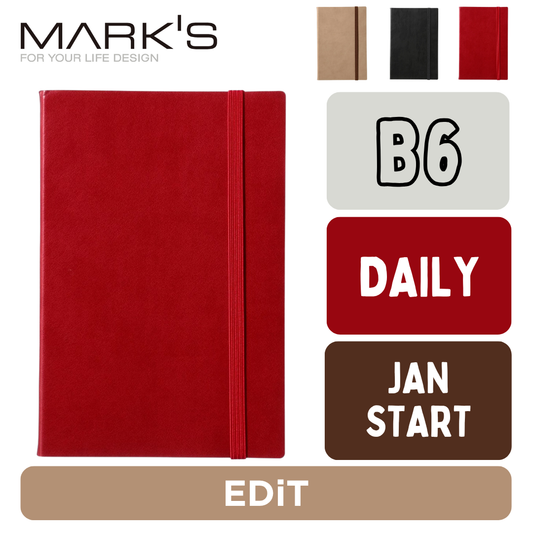 Mark's 2027 Planner Diary - B6 | Daily | EDiT Souple