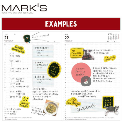 Mark's 2027 Planner Diary - B6 | Daily | Refill