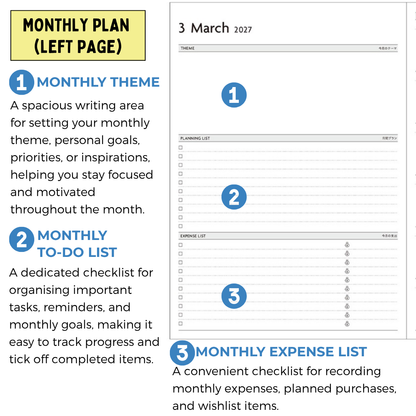 Mark's 2027 Planner Diary - Semi A5 | Weekly + Notes | EDiT Nuanced Colour