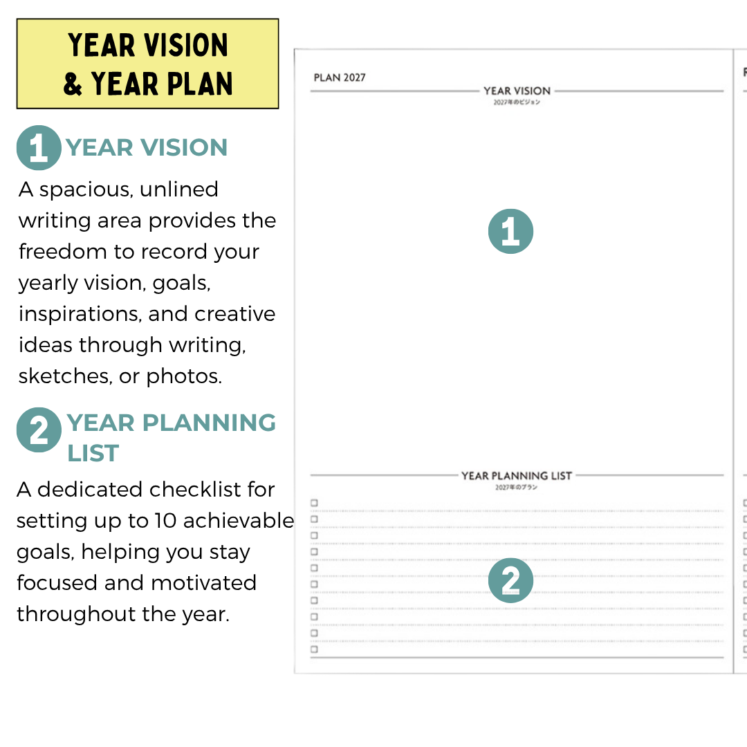 Mark's 2027 Planner Diary - Semi A5 | Weekly + Notes | EDiT Nuanced Colour