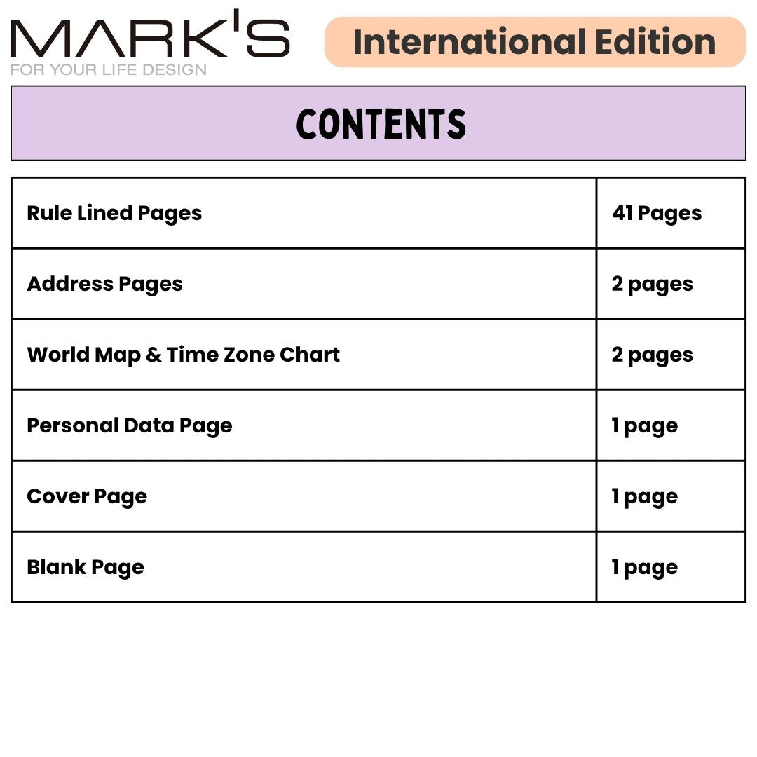 Mark's 2027 Planner Diary - A6 | Weekly Vertical | Refill