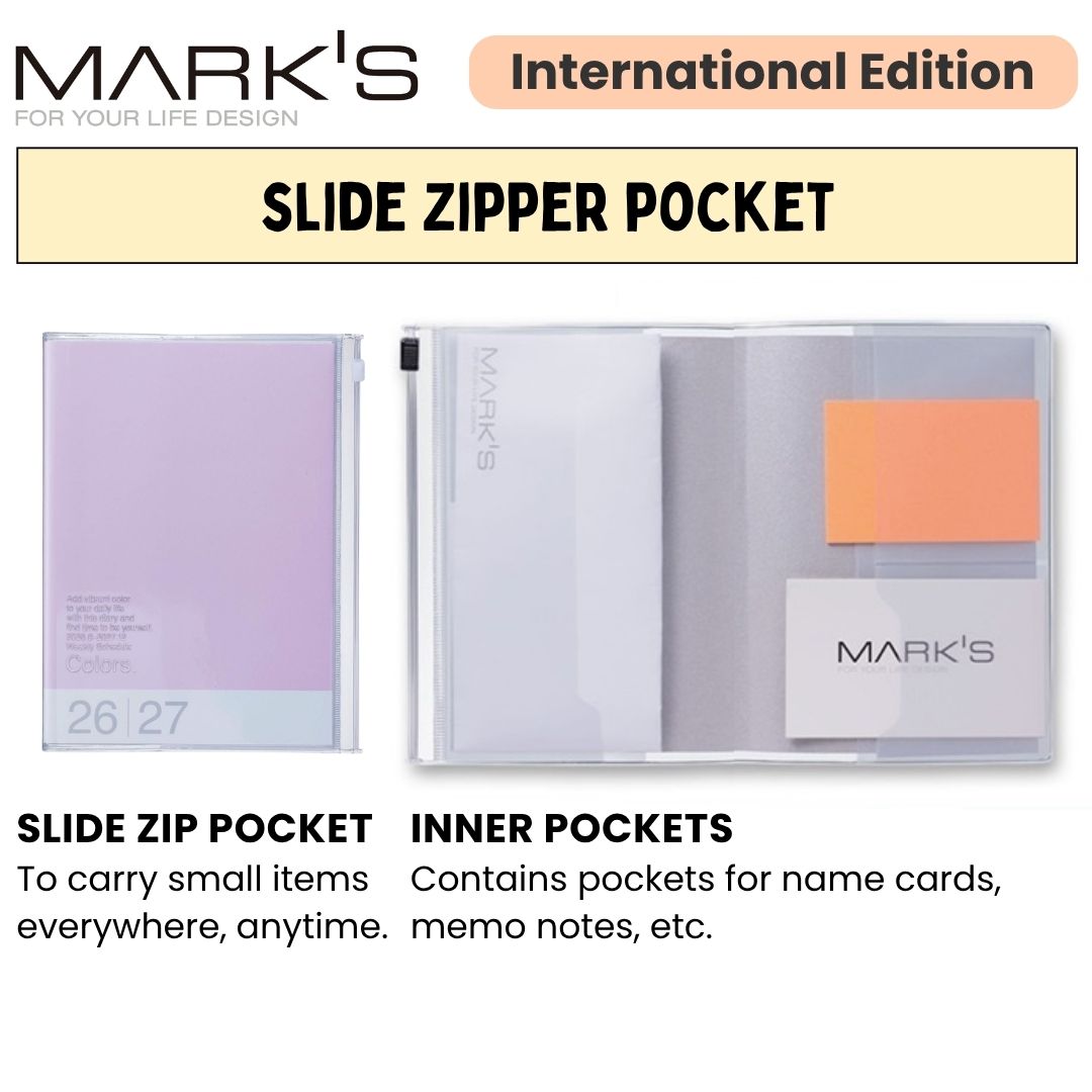 Mark's 2027 Planner Diary - B6 | Weekly Vertical | Colour