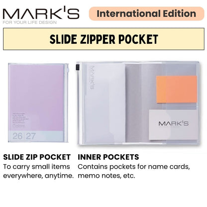 Mark's 2027 Planner Diary - B6 | Weekly Vertical | Colour