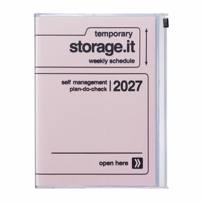 Mark's 2027 Planner Diary - A6 | Weekly Vertical | Storage.it