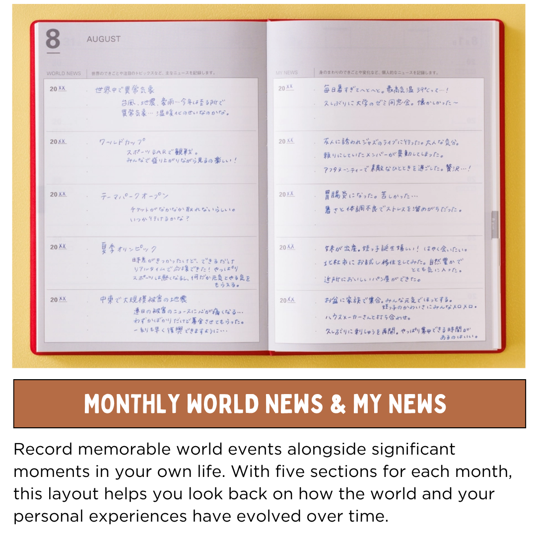 Mark's 5 Year Diary - A5 | Undated