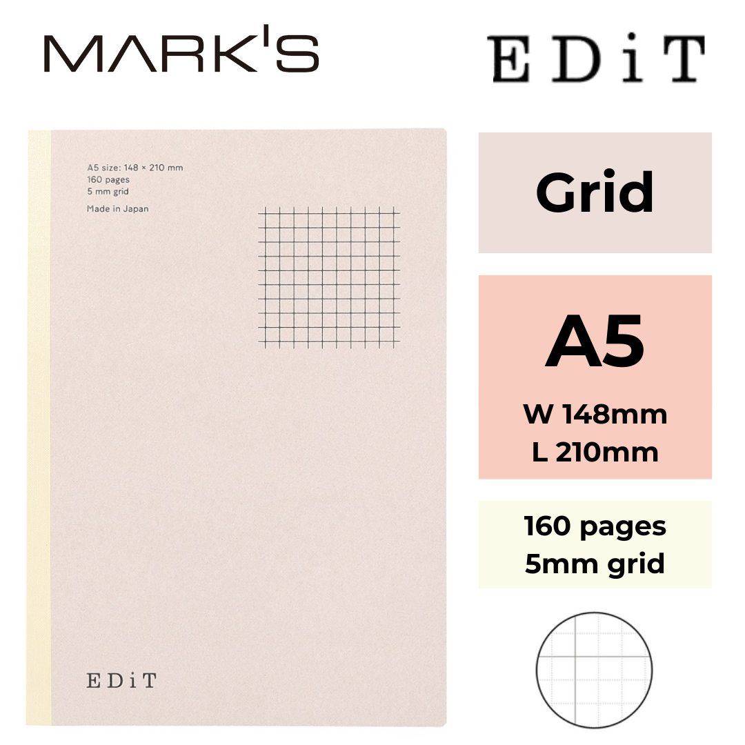 Mark's EDiT Notebooks – Grid | 3 Sizes