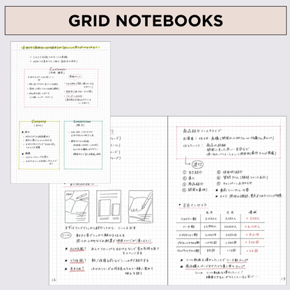 Mark's EDiT Notebooks – Grid | 3 Sizes