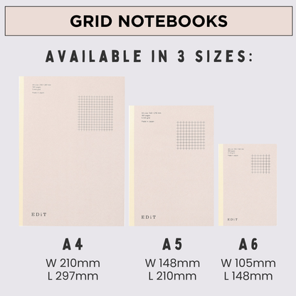 Mark's EDiT Notebooks – Grid | 3 Sizes