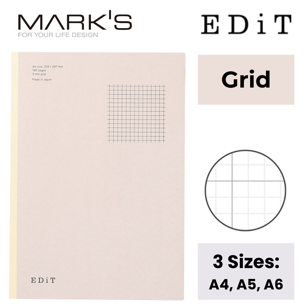 Mark's EDiT Notebooks – Grid | 3 Sizes