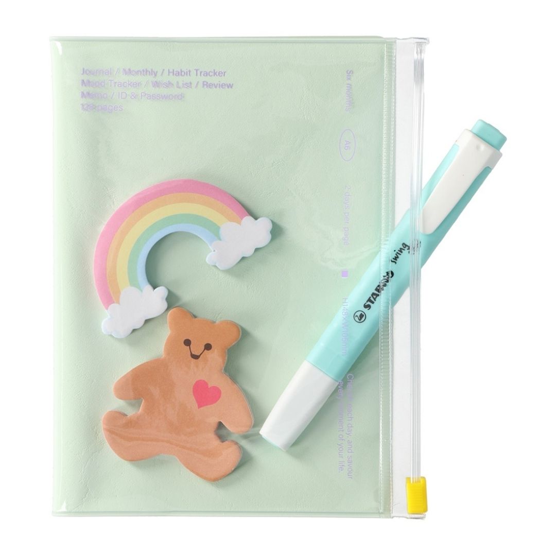 Mark's Undated Planner Diary - A6 | Daily Block | Funlog