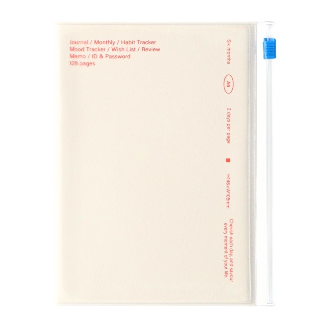 Mark's Undated Planner Diary - A6 | Daily Block | Funlog