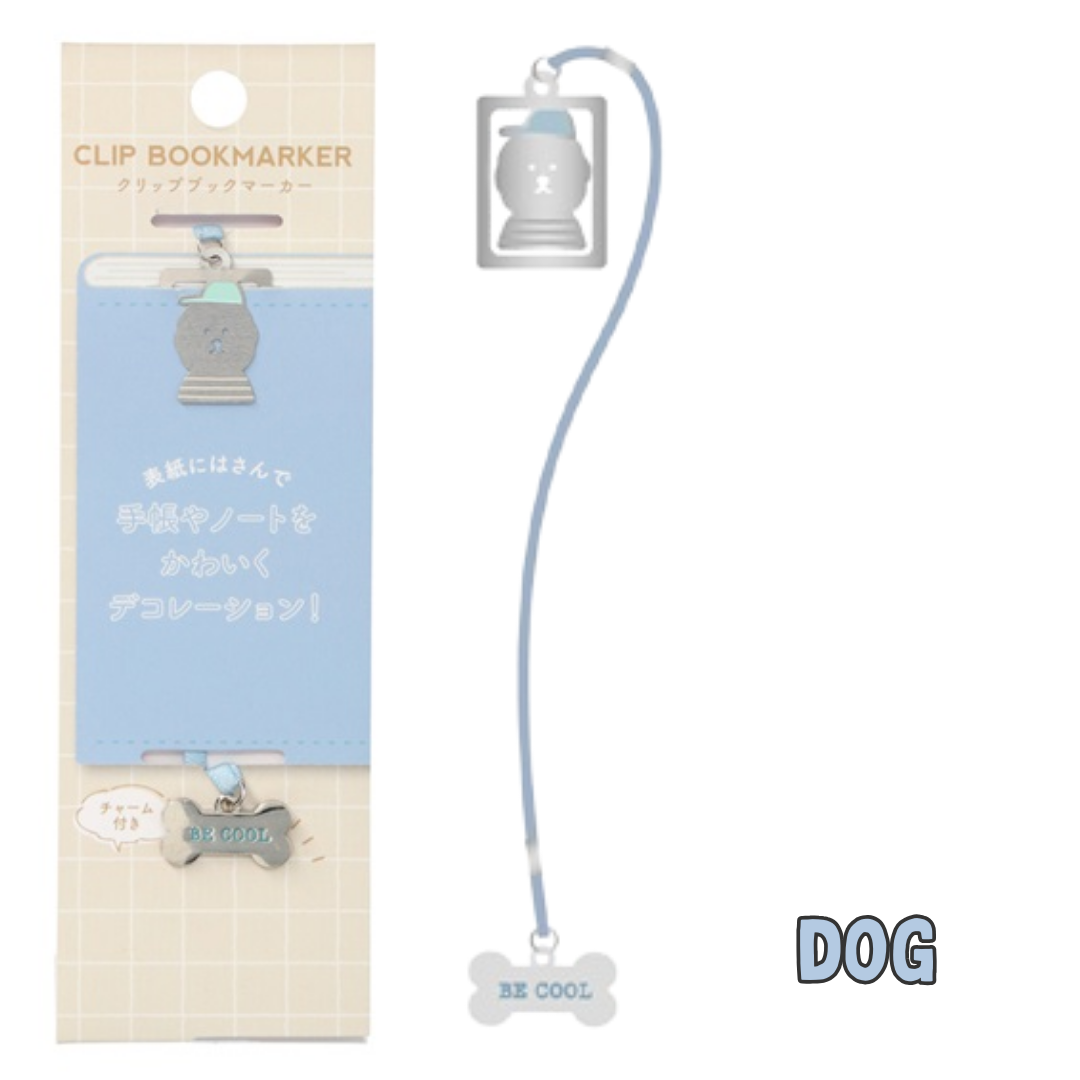 Mark's Funlog Clip Bookmarker With Charm - Small