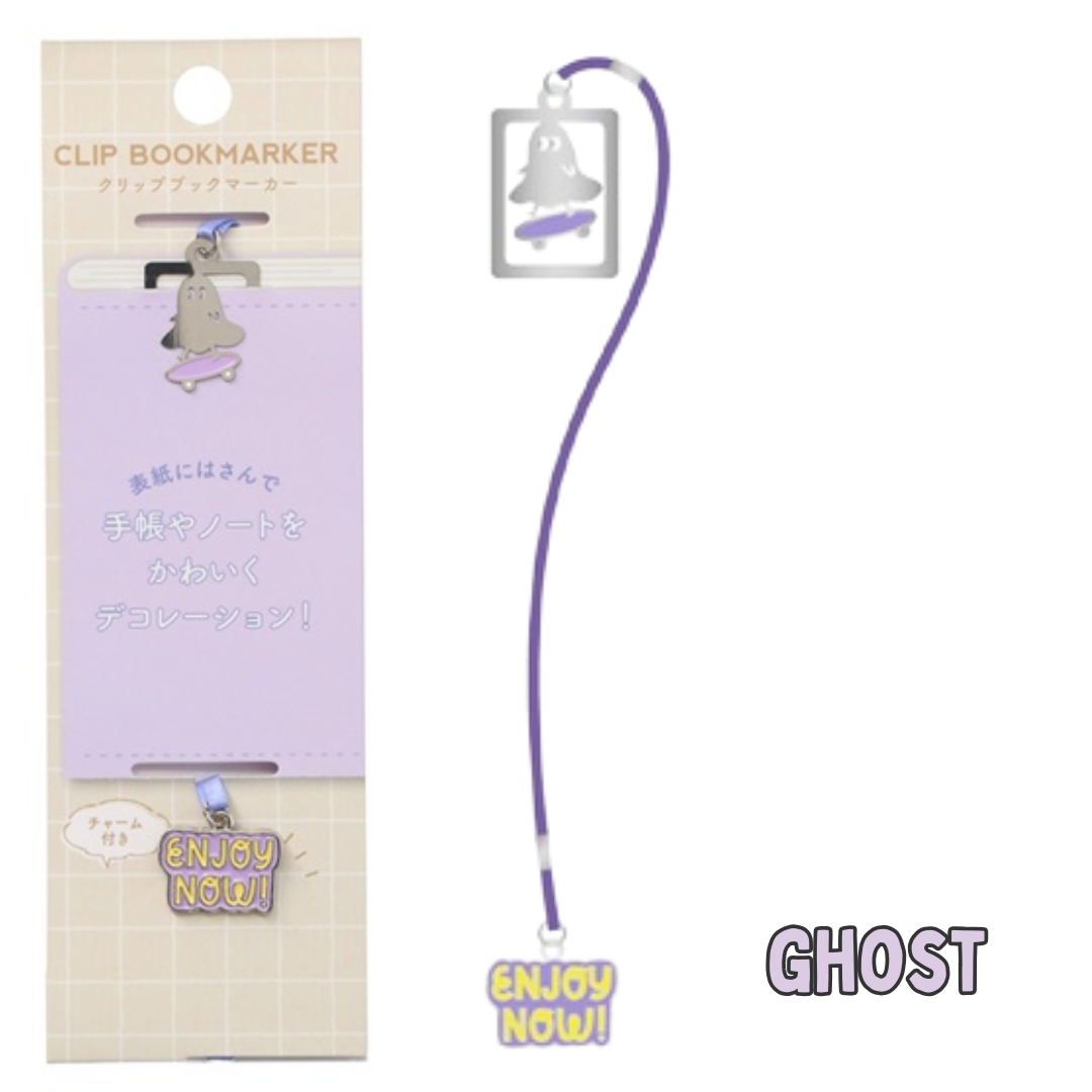 Mark's Funlog Clip Bookmarker With Charm - Small