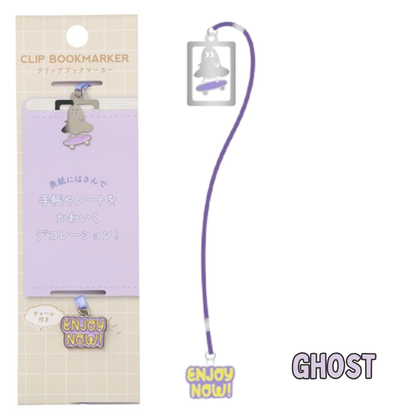 Mark's Funlog Clip Bookmarker With Charm - Small