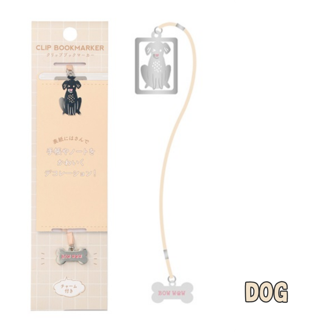 Mark's Funlog Clip Bookmarker With Charm - Medium