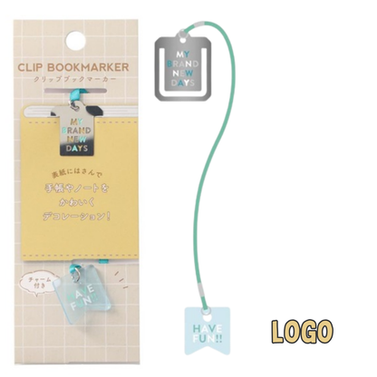 Mark's Funlog Clip Bookmarker With Charm - Extra Small