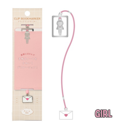 Mark's Funlog Clip Bookmarker With Charm - Medium