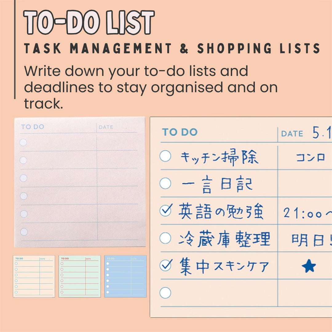 Mark's Funlog Lifelog Memo Pad | 6 Designs
