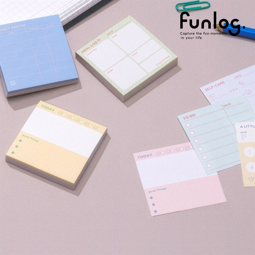 Mark's Funlog Lifelog Memo Pad | 6 Designs