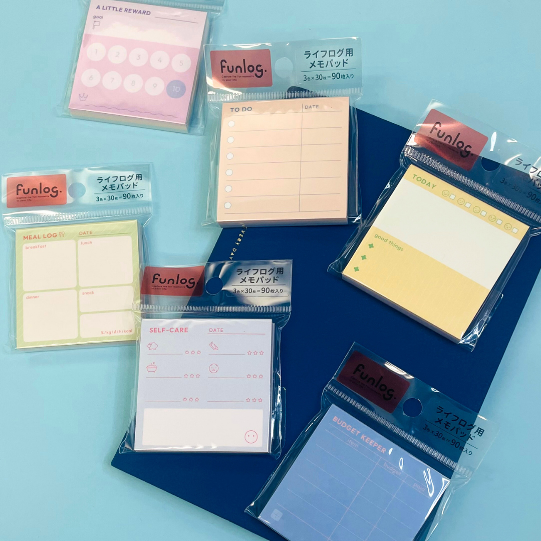 Mark's Funlog Lifelog Memo Pad | 6 Designs