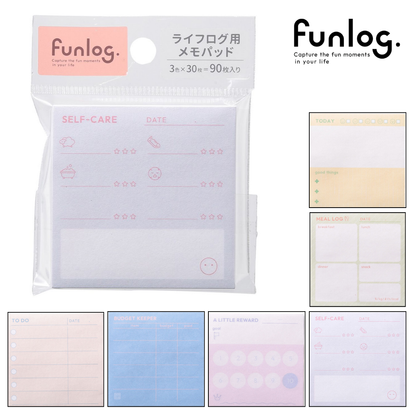 Mark's Funlog Lifelog Memo Pad | 6 Designs