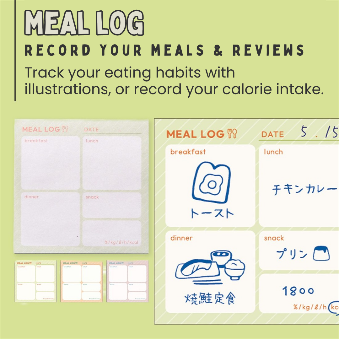 Mark's Funlog Lifelog Memo Pad | 6 Designs