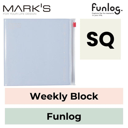 Mark's 2026 Planner Diary - Square | Weekly Block | Funlog