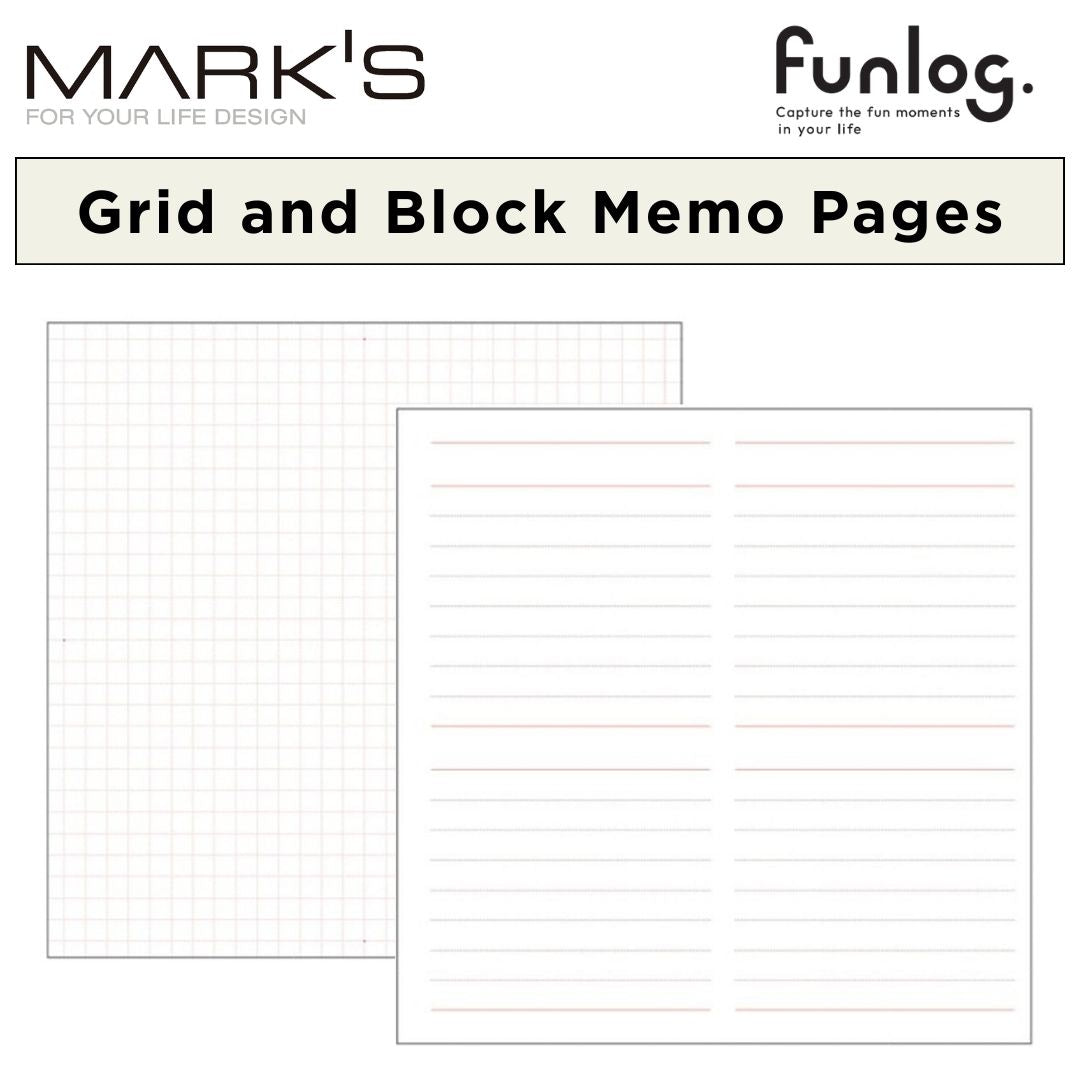 Mark's 2026 Planner Diary - Square | Weekly Block | Funlog