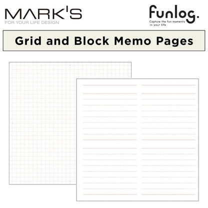 Mark's 2026 Planner Diary - Square | Weekly Block | Funlog