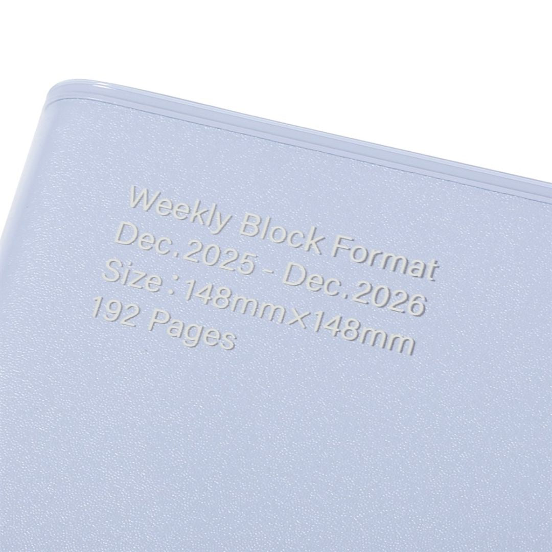 Mark's 2026 Planner Diary - Square | Weekly Block | Funlog
