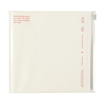 Mark's 2026 Planner Diary - Square | Weekly Block | Funlog
