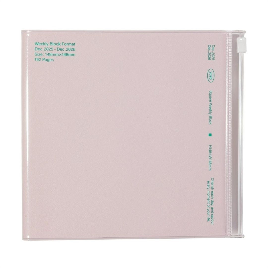 Mark's 2026 Planner Diary - Square | Weekly Block | Funlog