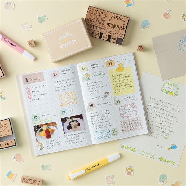 Mizutama x Mark's Masté Writable Masking Stickers - Stationery