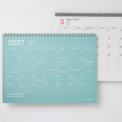 Mark's 2027 Notebook Calendar - Medium | Horizontal