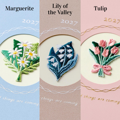 Mark's 2027 Planner Diary - B6 | Weekly Left | One Point Embroidery