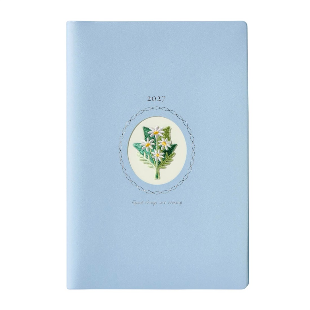 Mark's 2027 Planner Diary - B6 | Weekly Left | One Point Embroidery